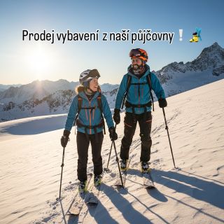 **Rozprodáváme vybavení z naší půjčovny!** 🎿 Milí sportovci a nadšenci zimních sportů, máme pro vás skvělou příležitost!...